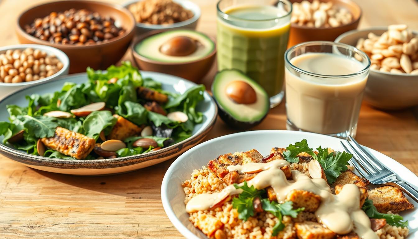high protein vegan meals