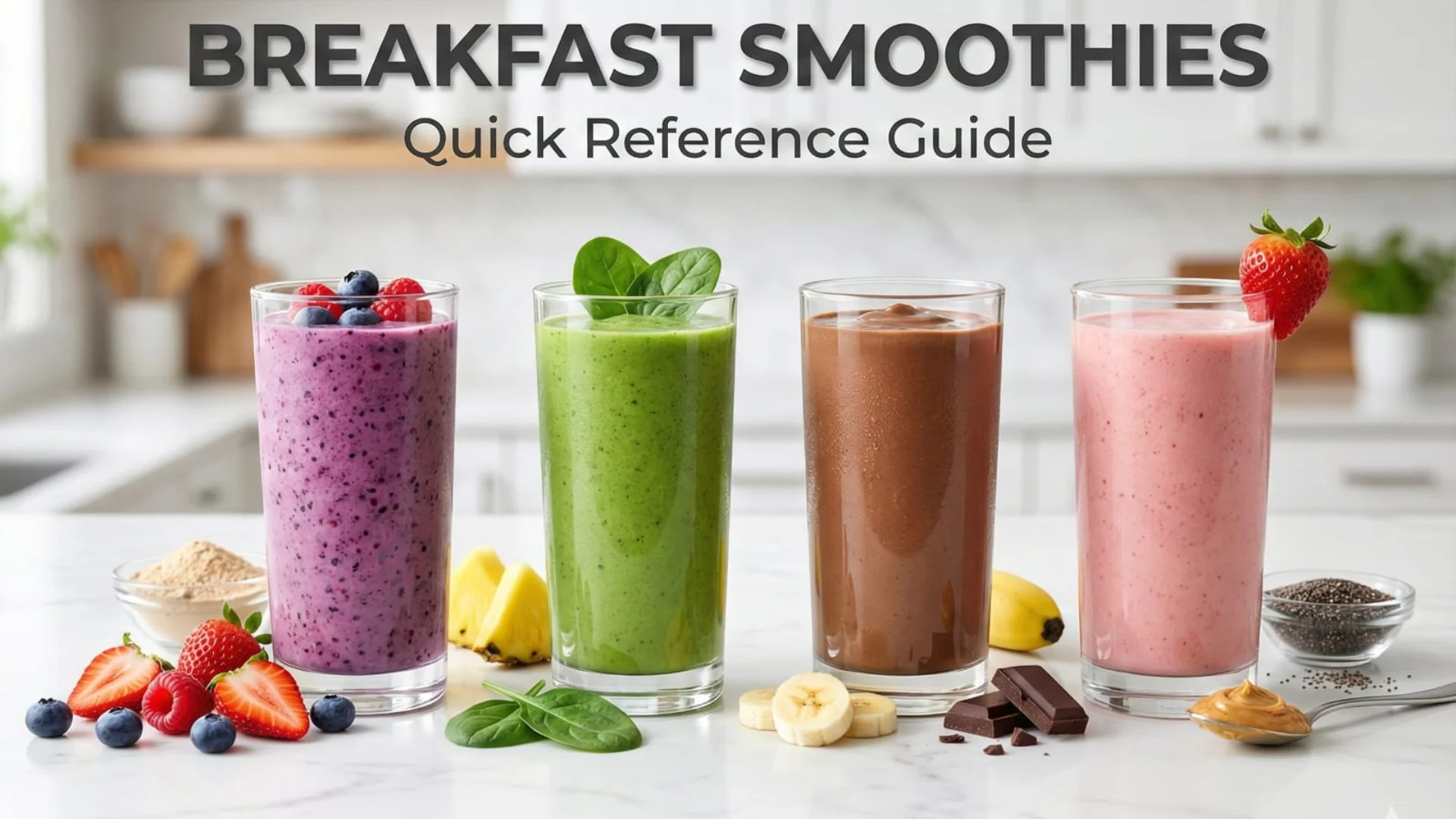 breakfast smoothies for weight loss comparison guide 4 recipes berry green chocolate strawberry